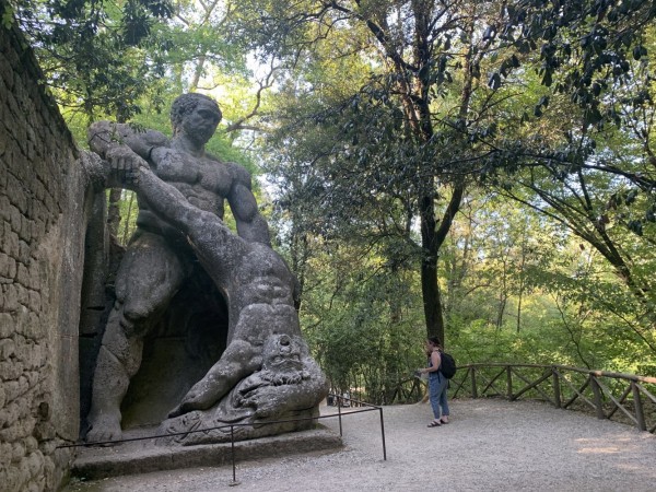 Large sculptures of Hercules &amp;amp;amp;amp;amp;amp;amp;amp;amp;amp;amp;amp;amp;amp;amp;amp;amp; Cacus at Sacro Bosco